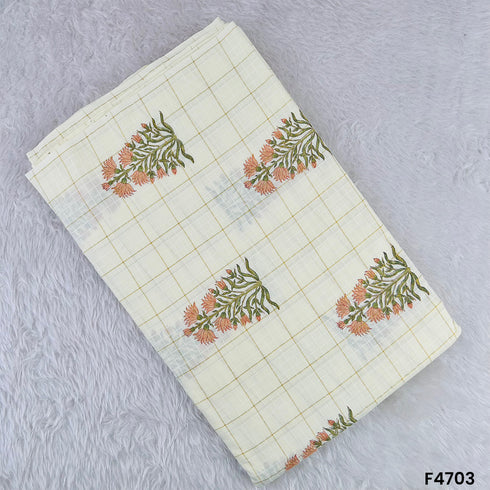 Printed Doria Cotton Fabric- F4703