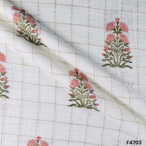 Printed Doria Cotton Fabric- F4703