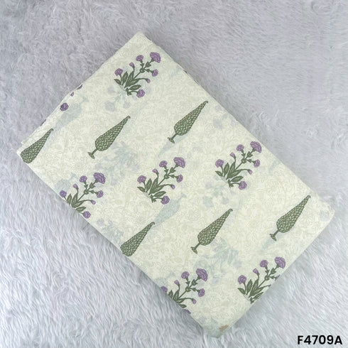 Printed Cambric Cotton Fabric- F4709