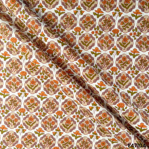 Printed Cambric Cotton Fabric- F4710