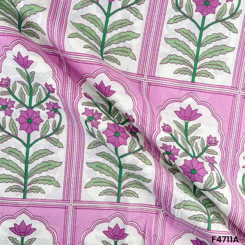 Printed Cambric Cotton Fabric- F4711
