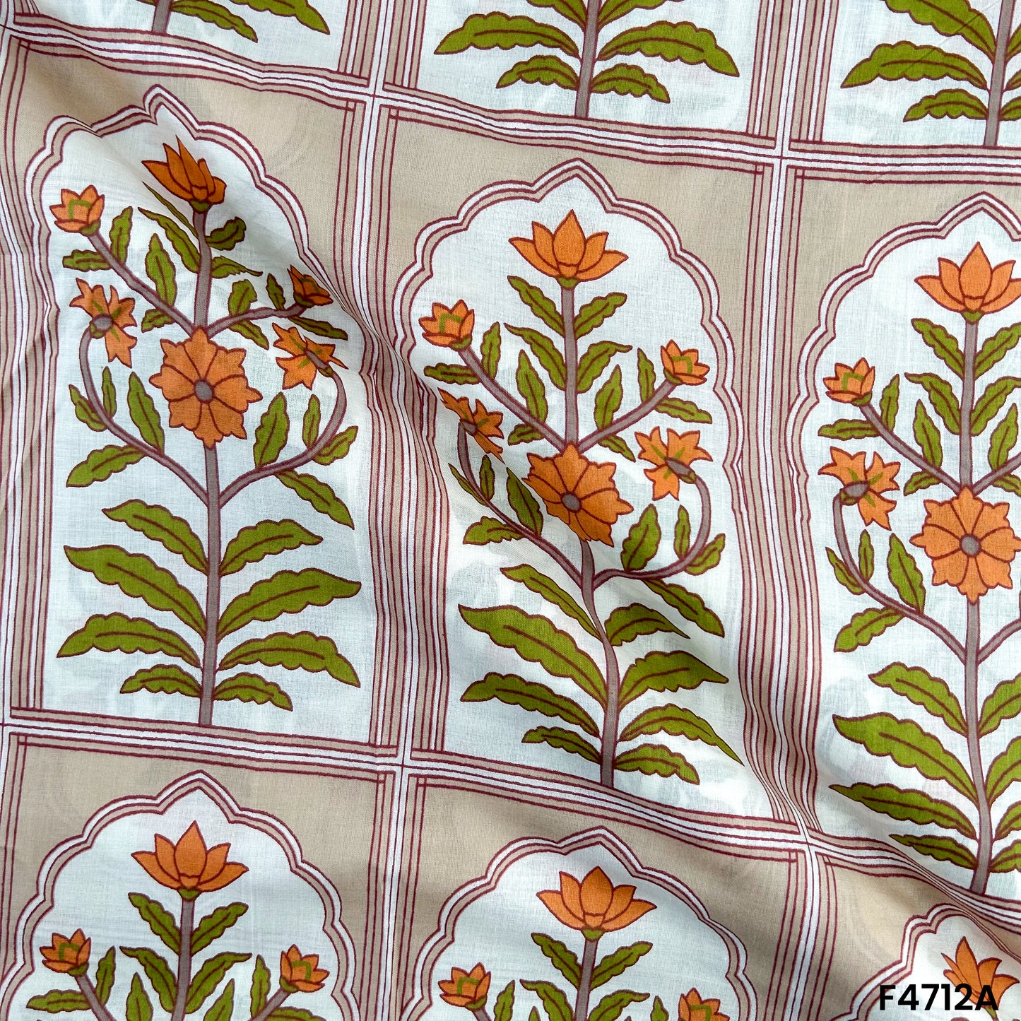 Printed Cambric Cotton Fabric- F4712