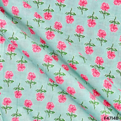Printed Cambric Cotton Fabric- F4714