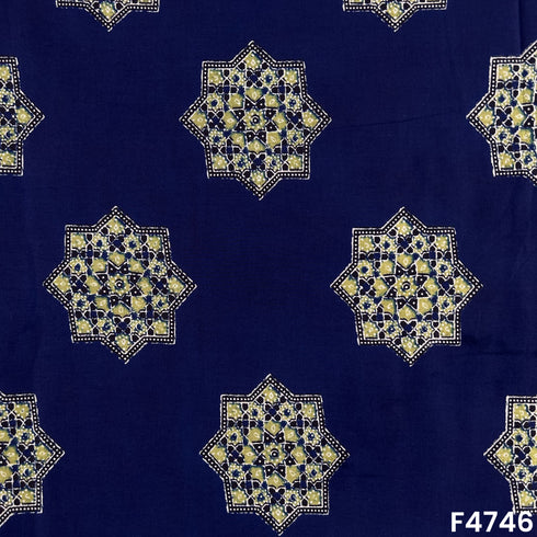 Printed Cambric Cotton Fabric- F4746