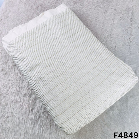 Dyeable Zari Sequins Embroidered Dola Silk-F4849