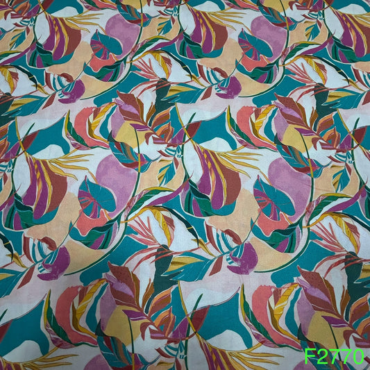 Printed Pashmina Fabric-F2770
