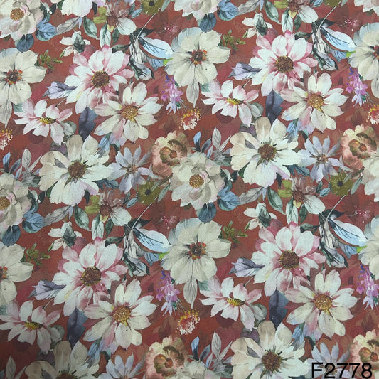 Printed Pashmina Fabric-F2778