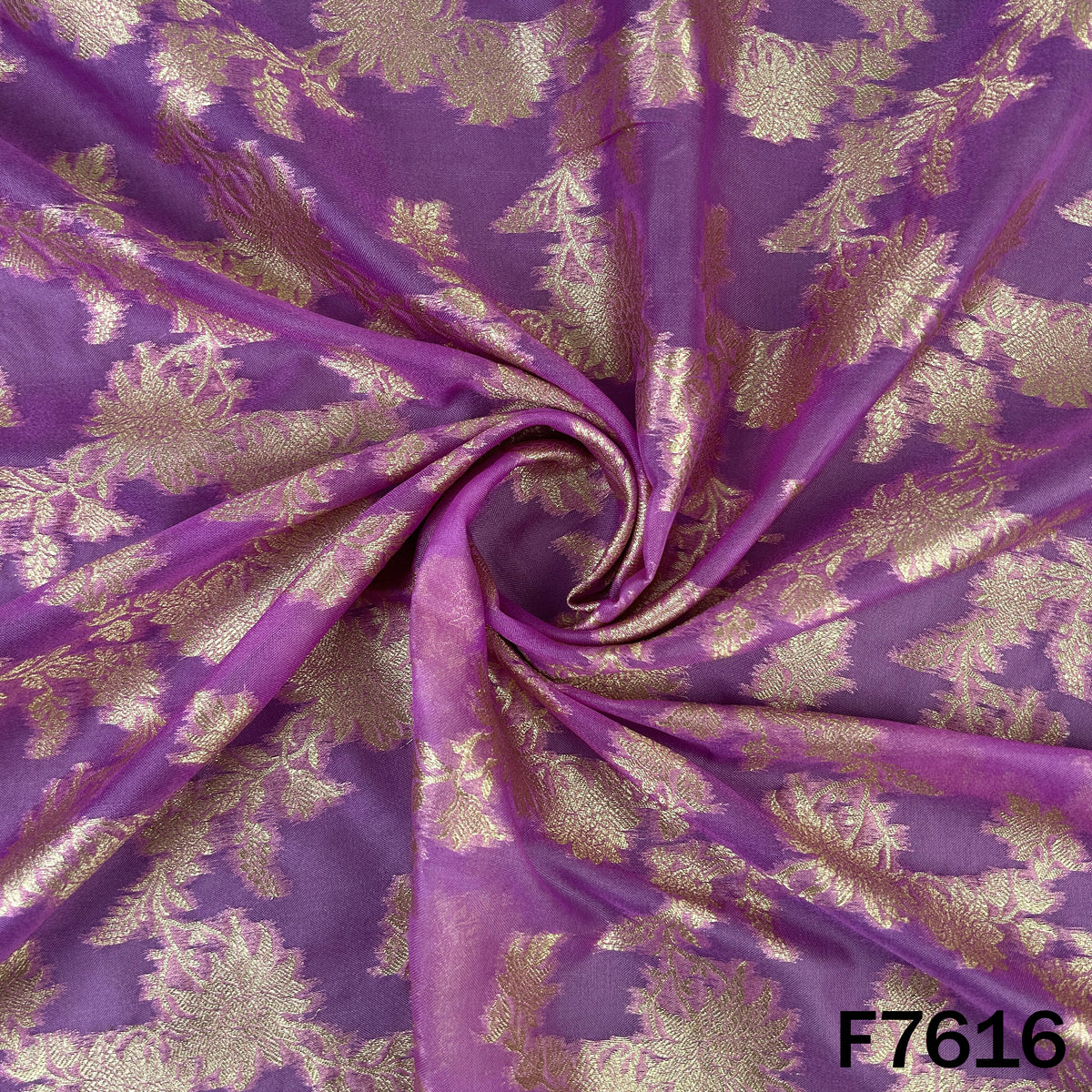 Banarasi Tissue Organza Fabric - F7616