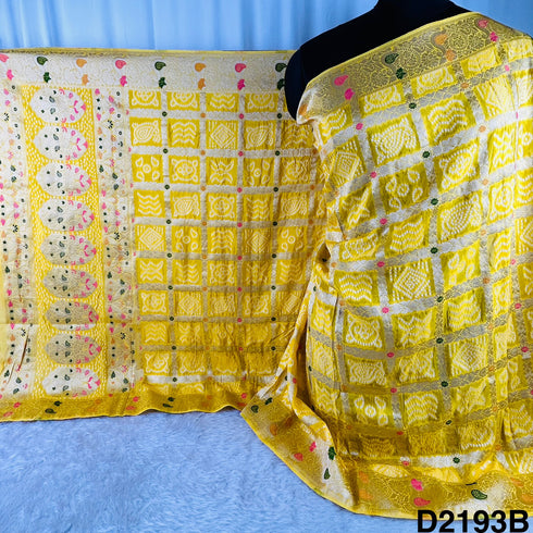 Bandhani print Dola Silk Dupatta-D2193