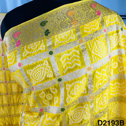 Bandhani print Dola Silk Dupatta-D2193