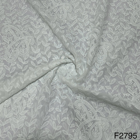 Chikanakari Georgette Fabric-F2795