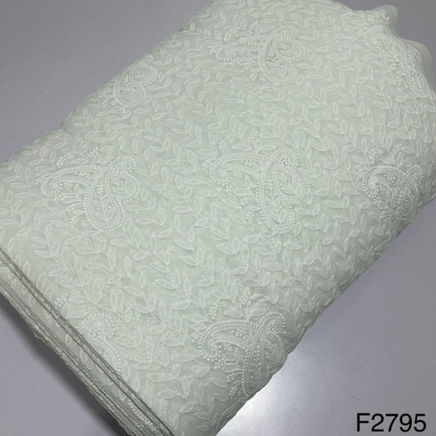 Chikanakari Georgette Fabric-F2795