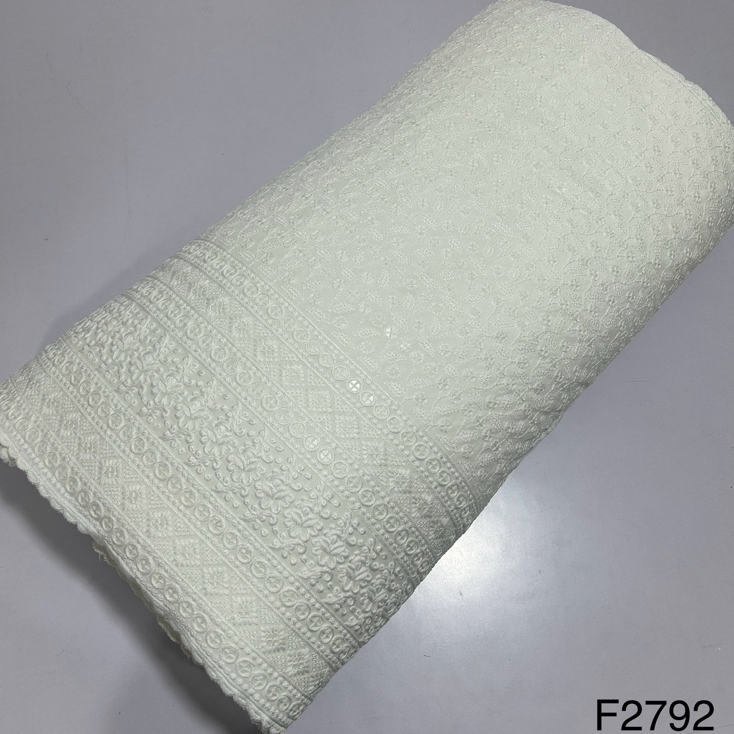 Chikanakari Cotton Fabric-F2792