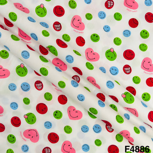 Baby print Cambric Cotton Fabric-F4886