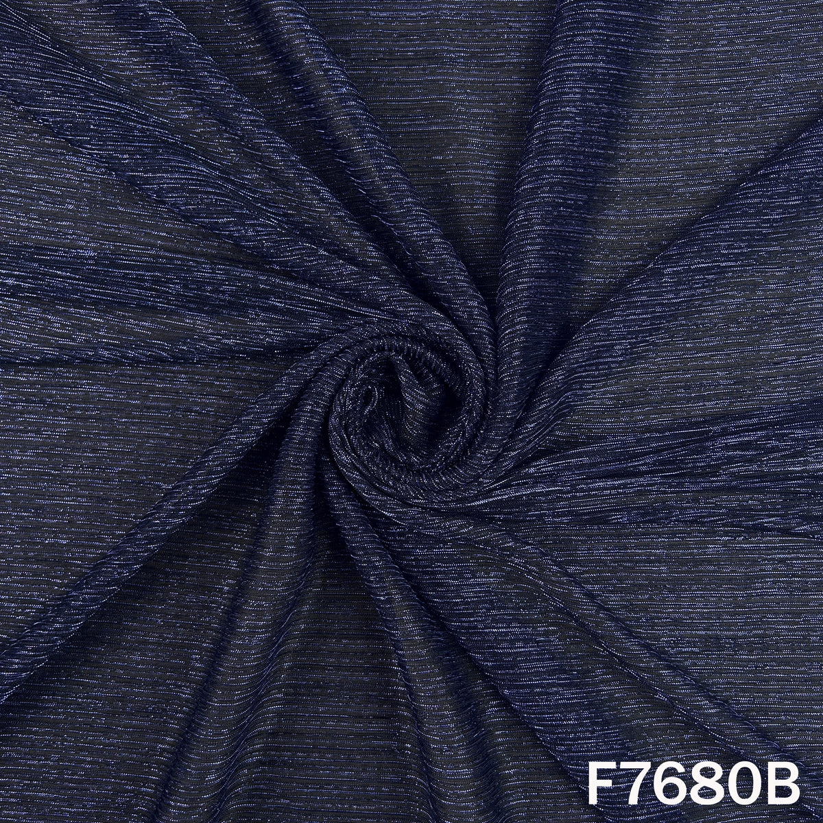 Pleated Shimmer Lycra Fabric - F7680