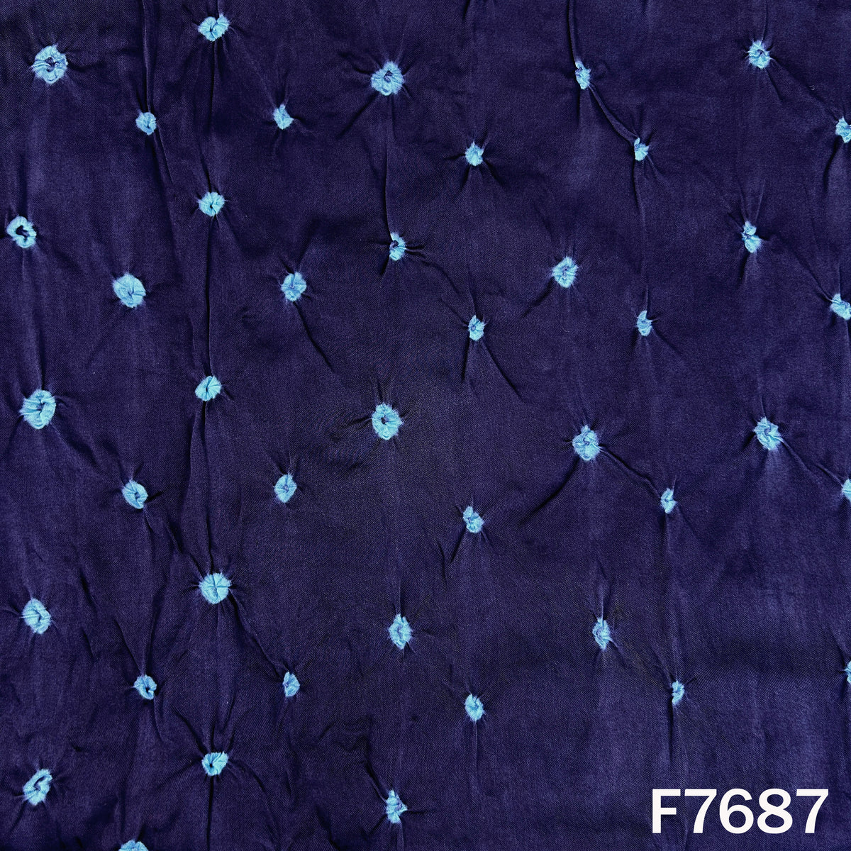 Bandhani Print Modal Satin Fabric - F7687