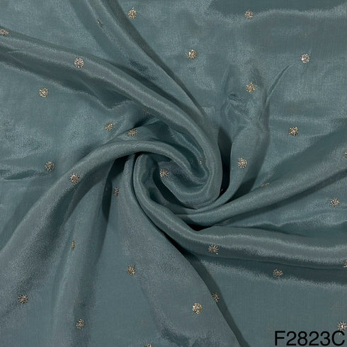 Zari Sequins Embroidered Chinon Chiffon