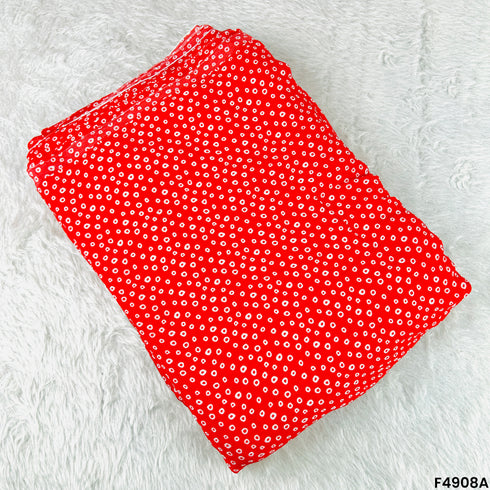 Bandhani Print Chinon Chiffon Fabric-F4908