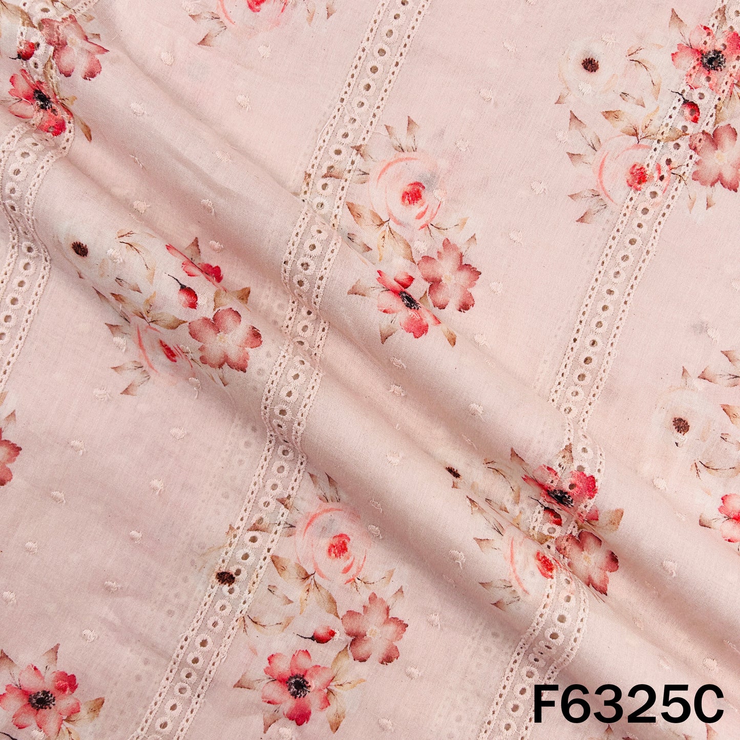 Digital Print Hakoba Cambric Cotton Fabric - F6325