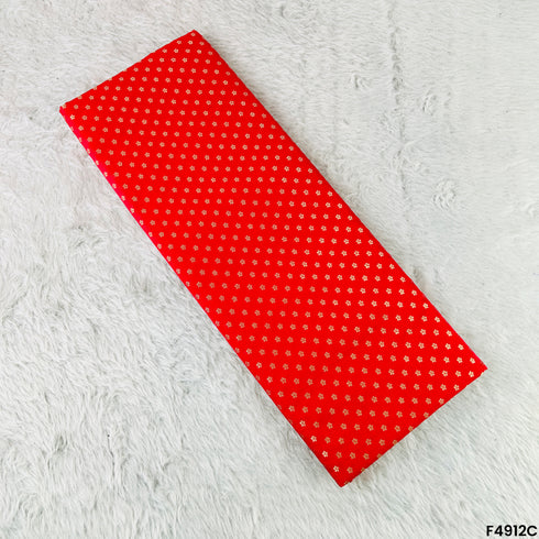 Zari Banarasi Silk Fabric-F4912