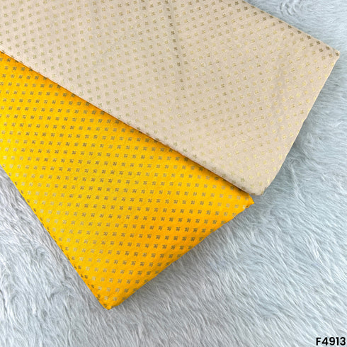 Zari Banarasi Silk Fabric-F4913