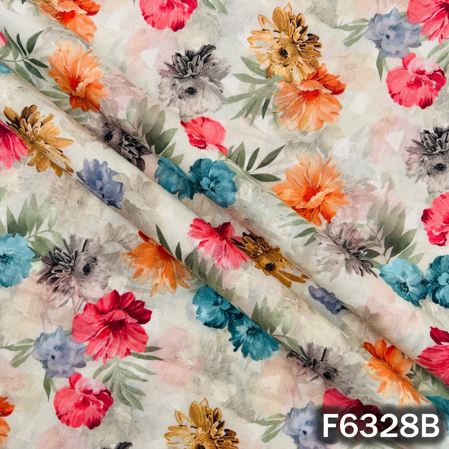 Digital Print Cambric Cotton Fabric - F6328