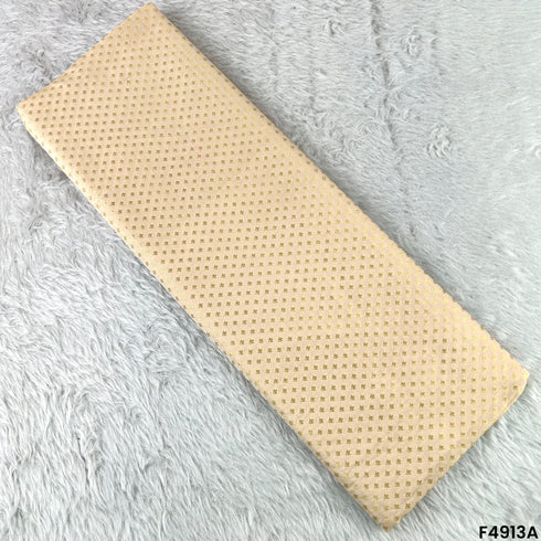 Zari Banarasi Silk Fabric-F4913