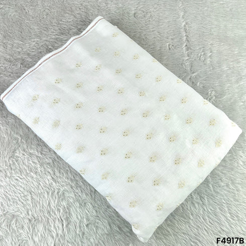 Thread sequins Work Linen Cotton-F4917