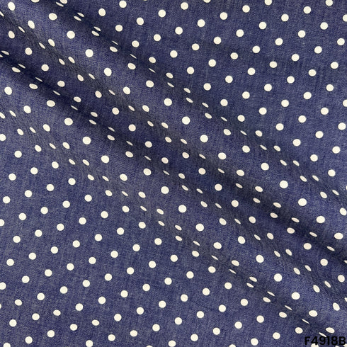 Embroidered Denim Fabric-F4918