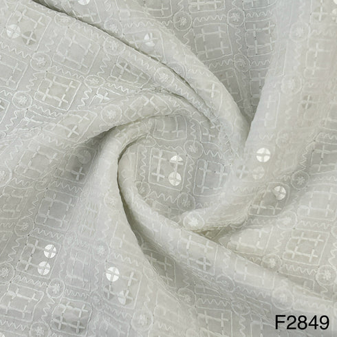 Chikankari Cotton-F2849