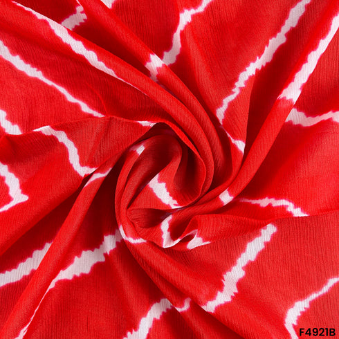 Leheriya Print Chinon Chiffon-F4921