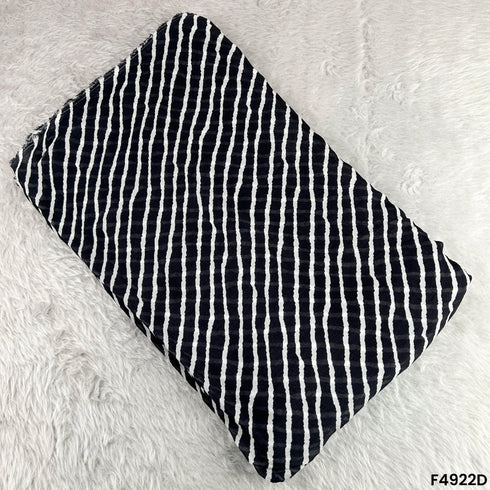 Leheriya Print Chinon Chiffon Fabric-F4922