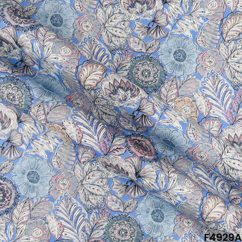 Digital Print Cambric Cotton Fabric-F4929