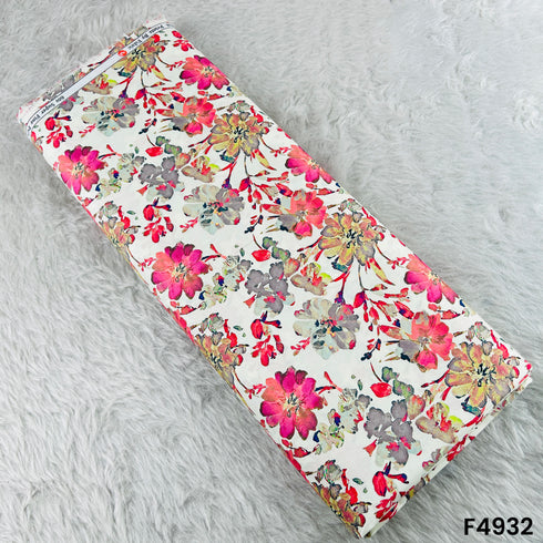 Digital Print Cambric Cotton Fabric-F4932