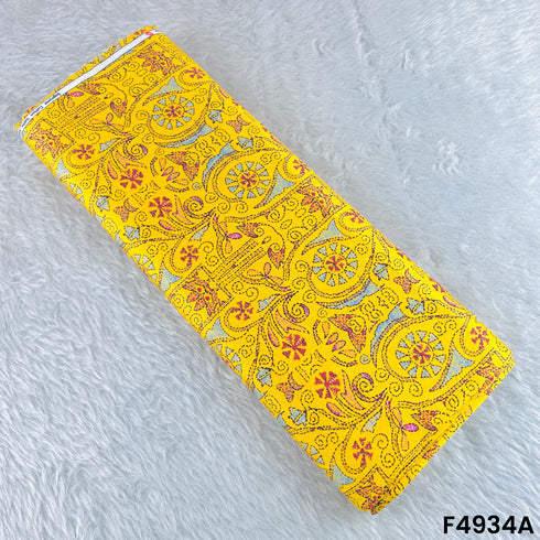 Digital Print Glaze Cotton Fabric-F4934