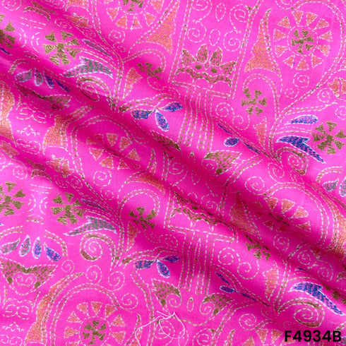 Digital Print Glaze Cotton Fabric-F4934