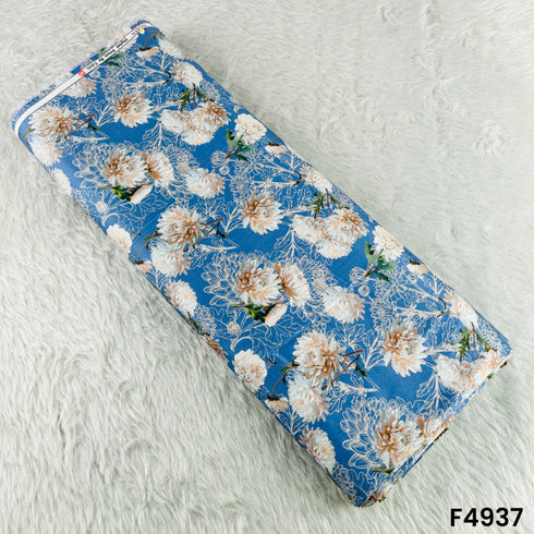 Digital Print Glaze Cotton Fabric-F4937