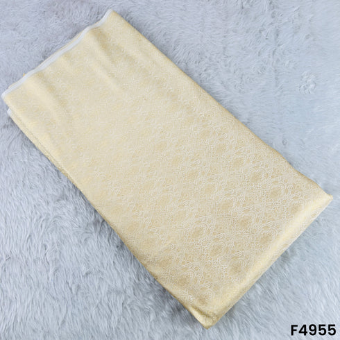 Self Jacquard Silk Brocade Fabric-F4955