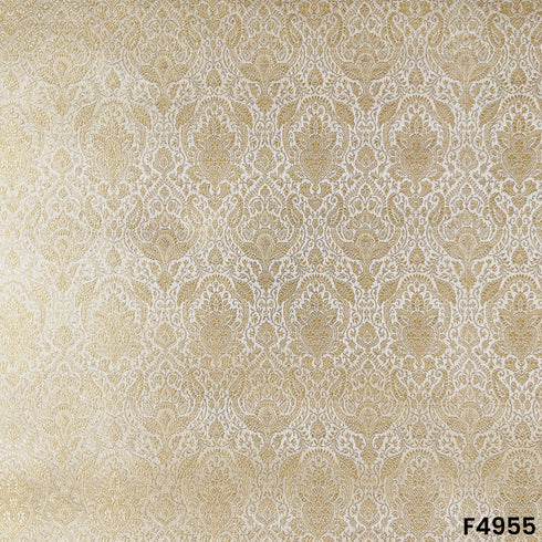 Self Jacquard Silk Brocade Fabric-F4955