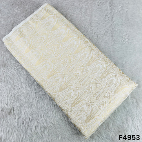 Self Jacquard Silk Brocade Fabric-F4953