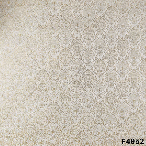 Self Jacquard Silk Brocade Fabric-F4952
