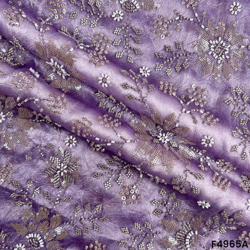 Cut Dana Sequins Embroidered Crush jimmy Choo Fabric-F4965