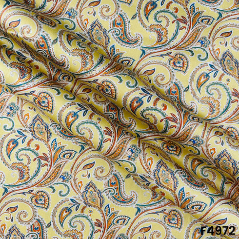 Digital Print Glaze Cotton Fabric-F4972