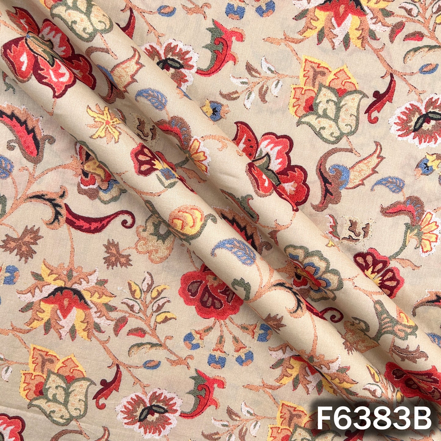 Digital Print Cambric Cotton Fabric - F6383