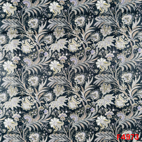 Digital Print Glaze Cotton Fabric-F4973