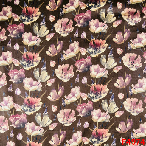 Digital Print Glaze Cotton Fabric-f4974