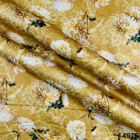 Digital Print Glaze Cotton Fabric-F4975