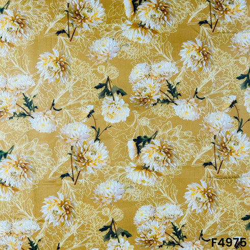 Digital Print Glaze Cotton Fabric-F4975