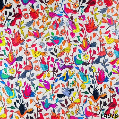 Digital Print Glaze Cotton Fabric-F4976