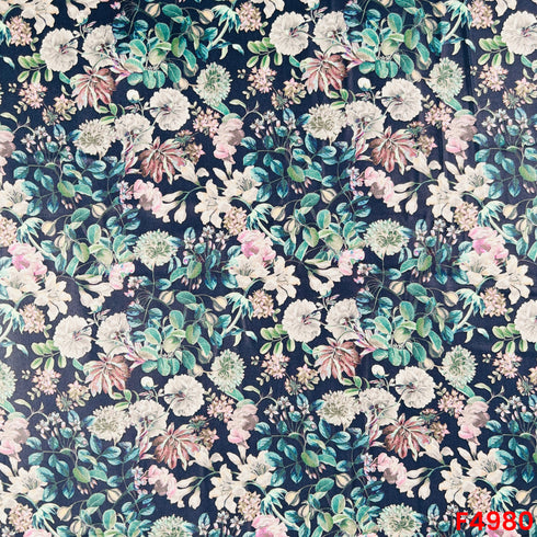 Digital Print Glaze Cotton Fabric-F4980
